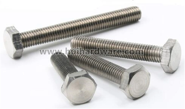 High Quality Gr2 Gr5 Titanium Hex Bolts with Full Threaded