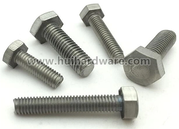 High Quality Gr2 Gr5 Titanium Hex Bolts with Full Threaded