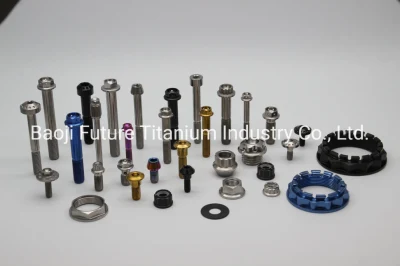 Tornillos de titanio Tornillos y tuercas de bicicleta de carretera MTB de titanio