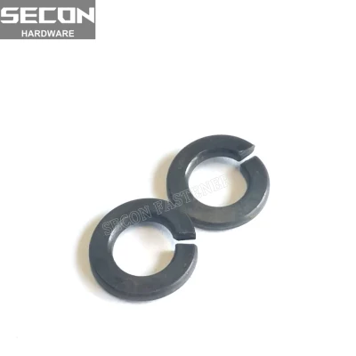 Fábrica de China Fábrica de buena calidad OEM DIN 127 Arandela de seguridad de resorte de titanio en Handware Zinc Plated / Black