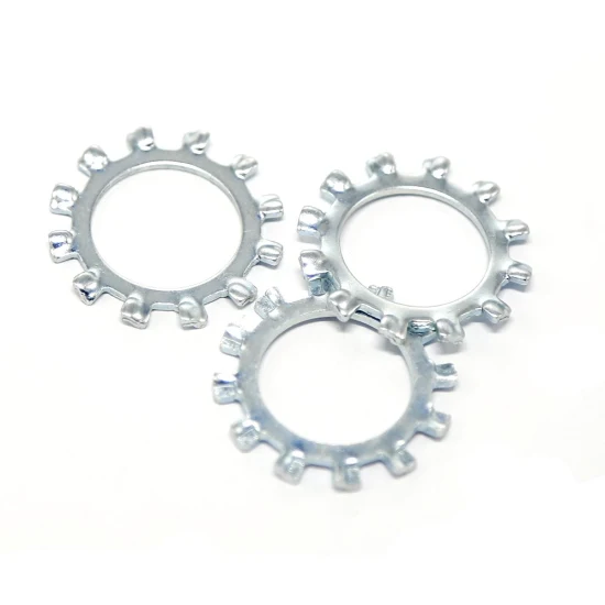 Arandelas de seguridad dentadas de titanio DIN 6798 Arandela dentada externa de acero inoxidable 316 M12